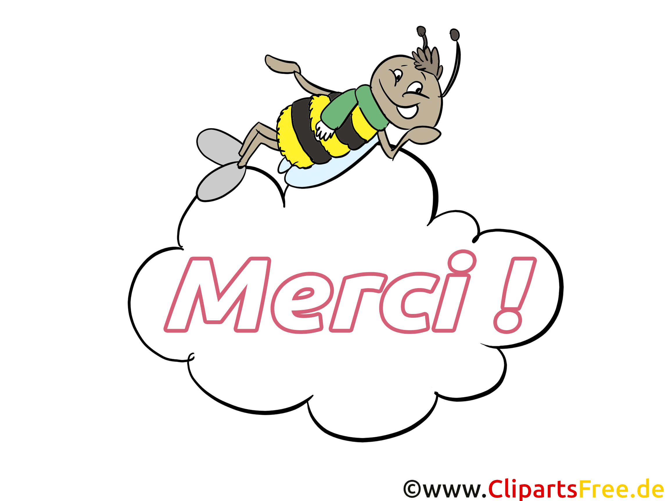 Abeille clip art gratuit – Merci images