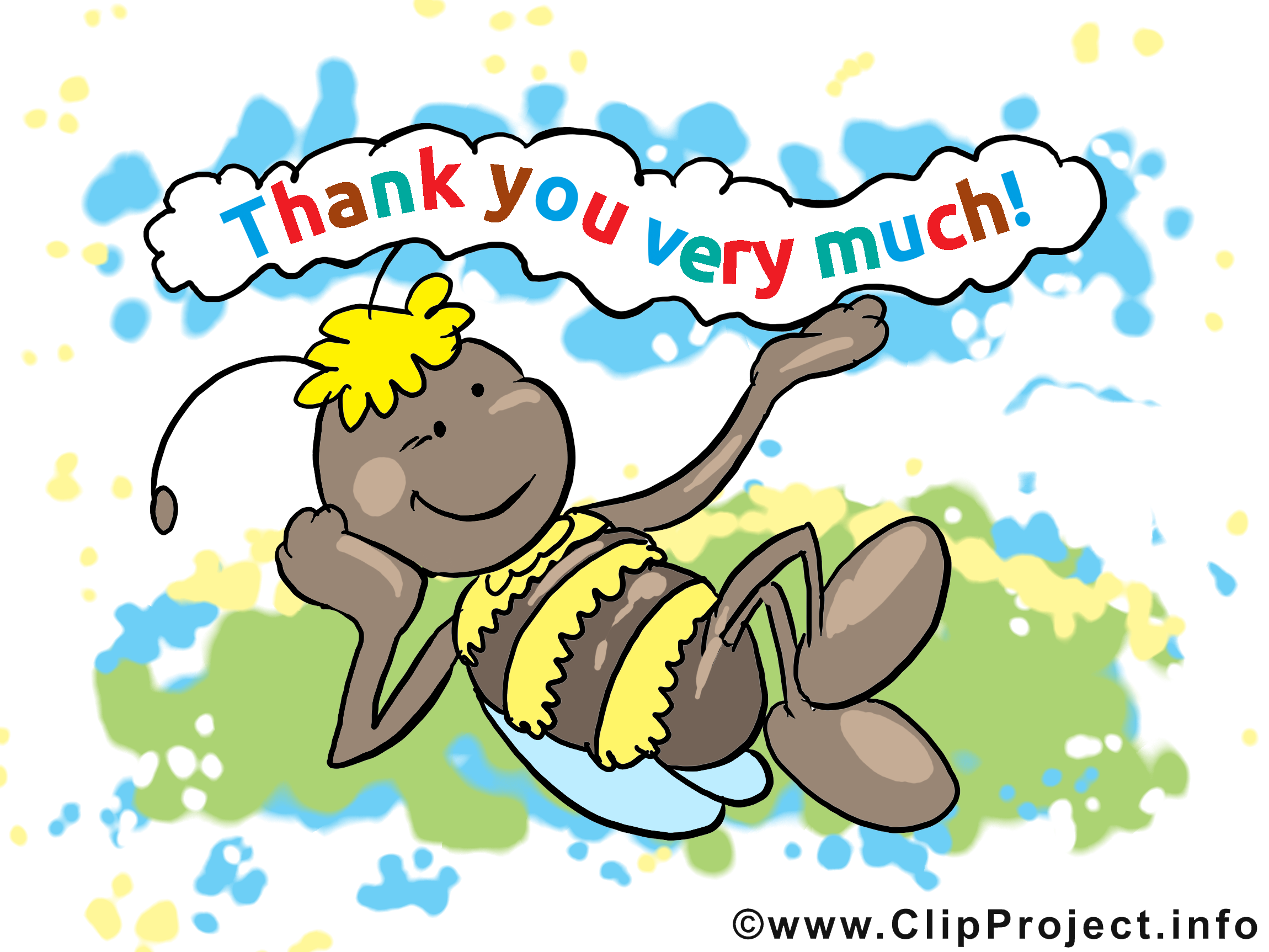 Abeille dessins gratuits - Merci clipart