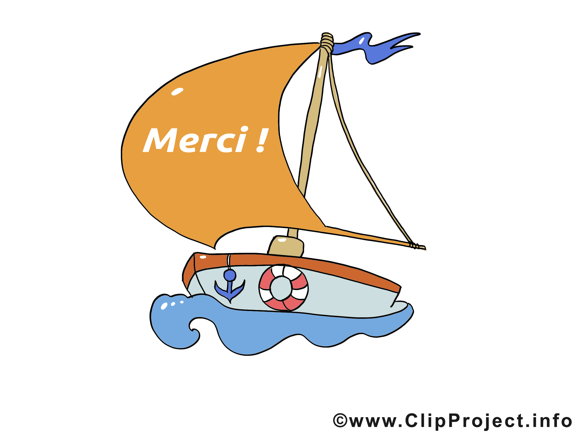 Bateau dessin gratuit - Merci image