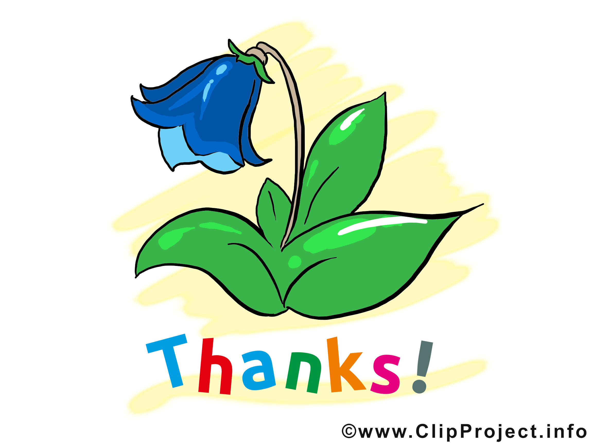 Clochette image gratuite – Merci clipart