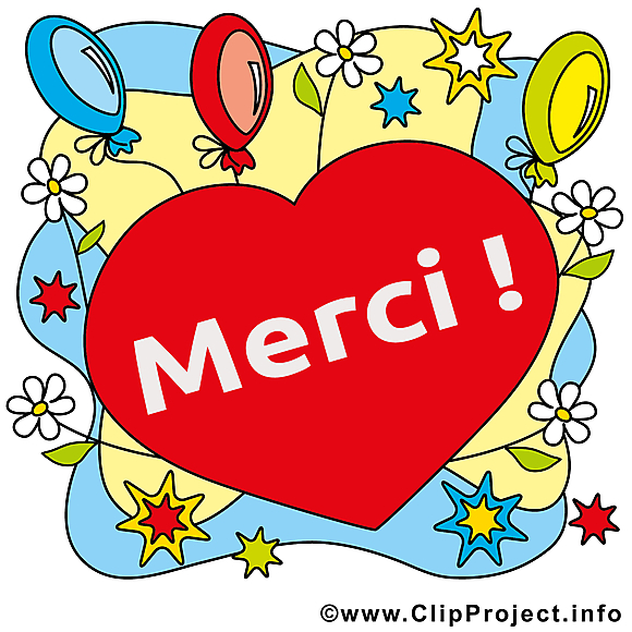 Coeur illustration gratuite - Merci clipart