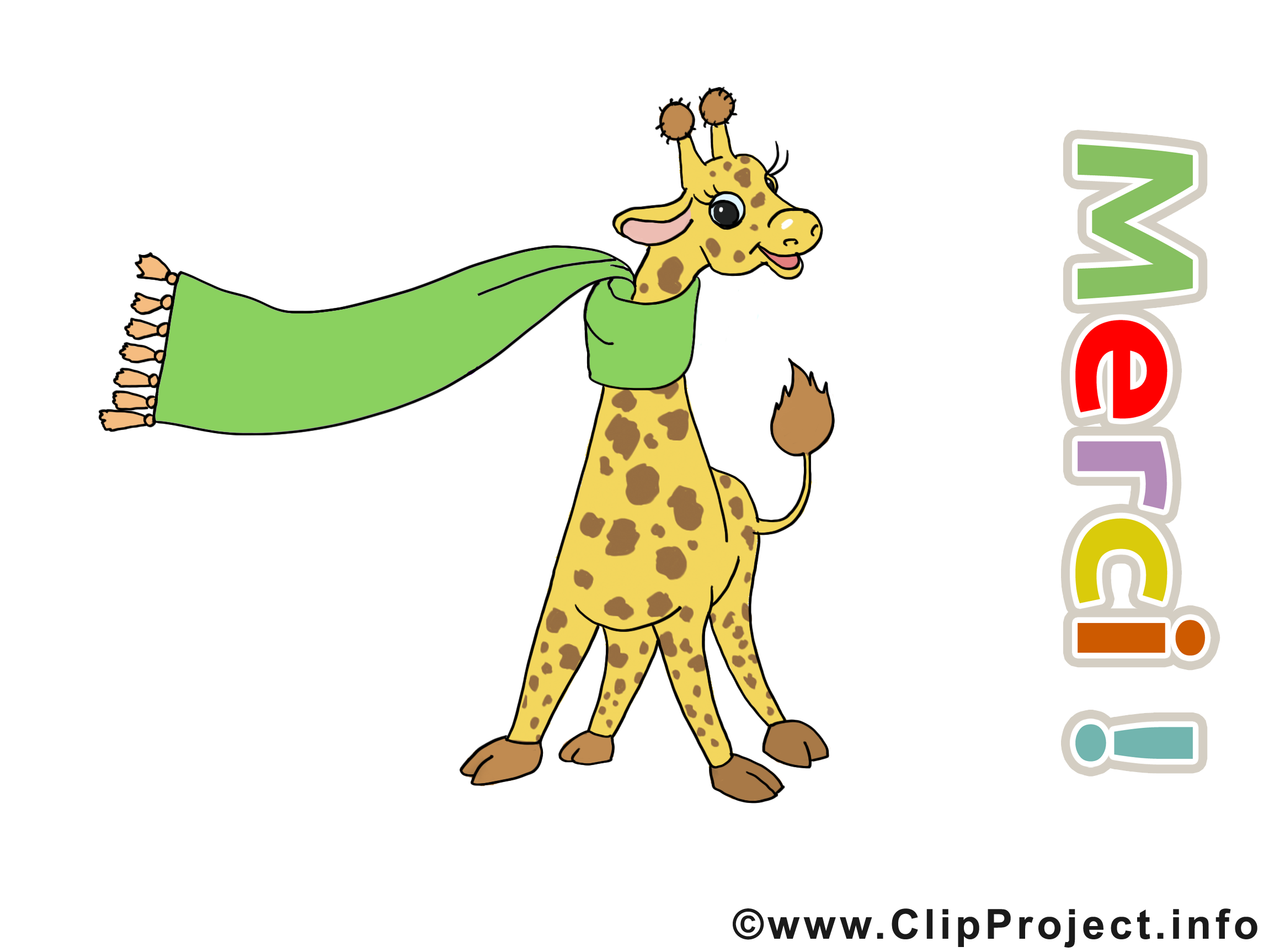 Girafe cliparts gratuis - Merci images