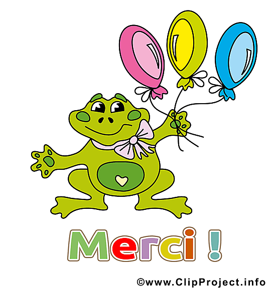 Grenouille image gratuite - Merci illustration