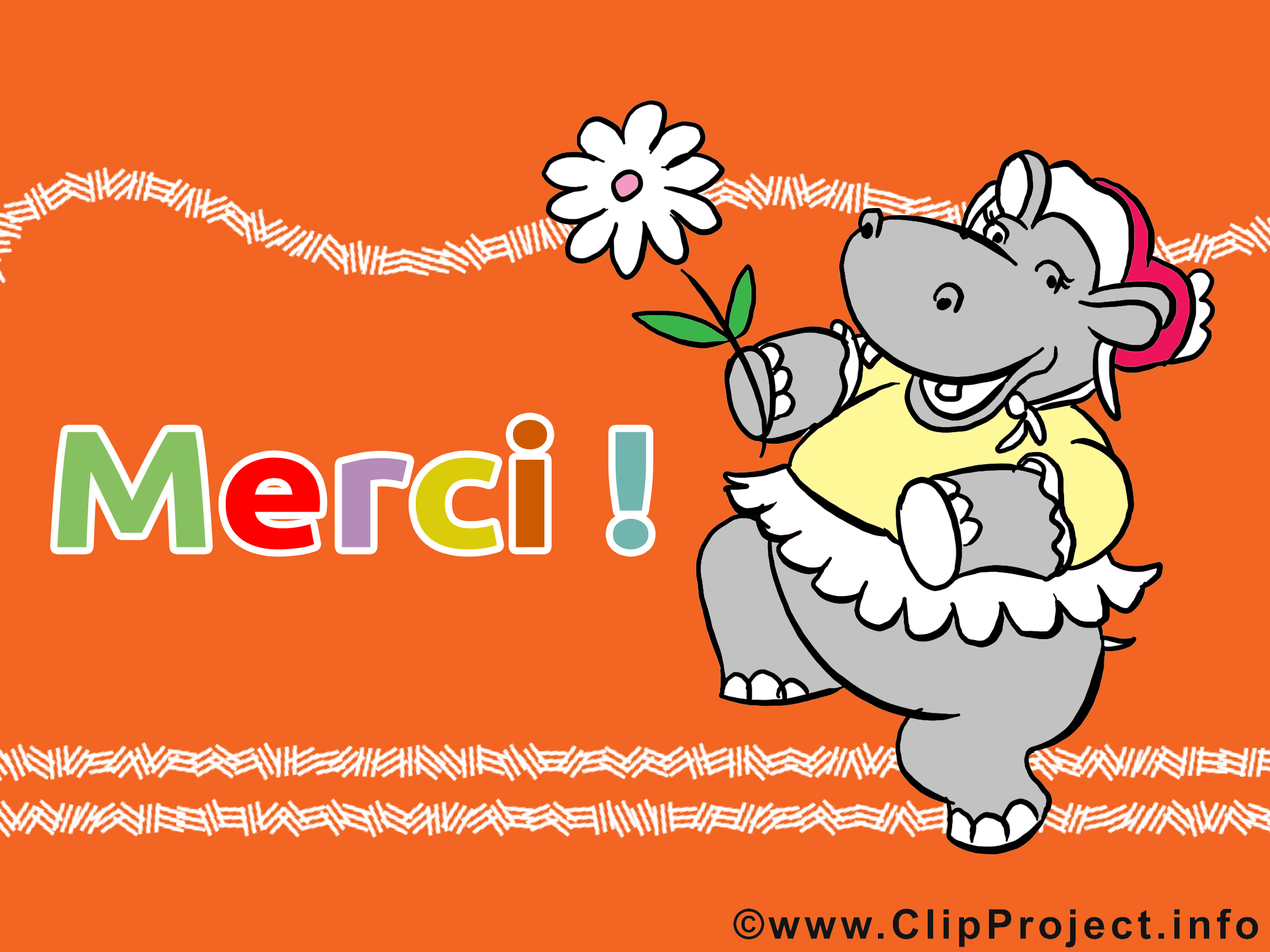 Hippopotame dessin - Merci à télécharger