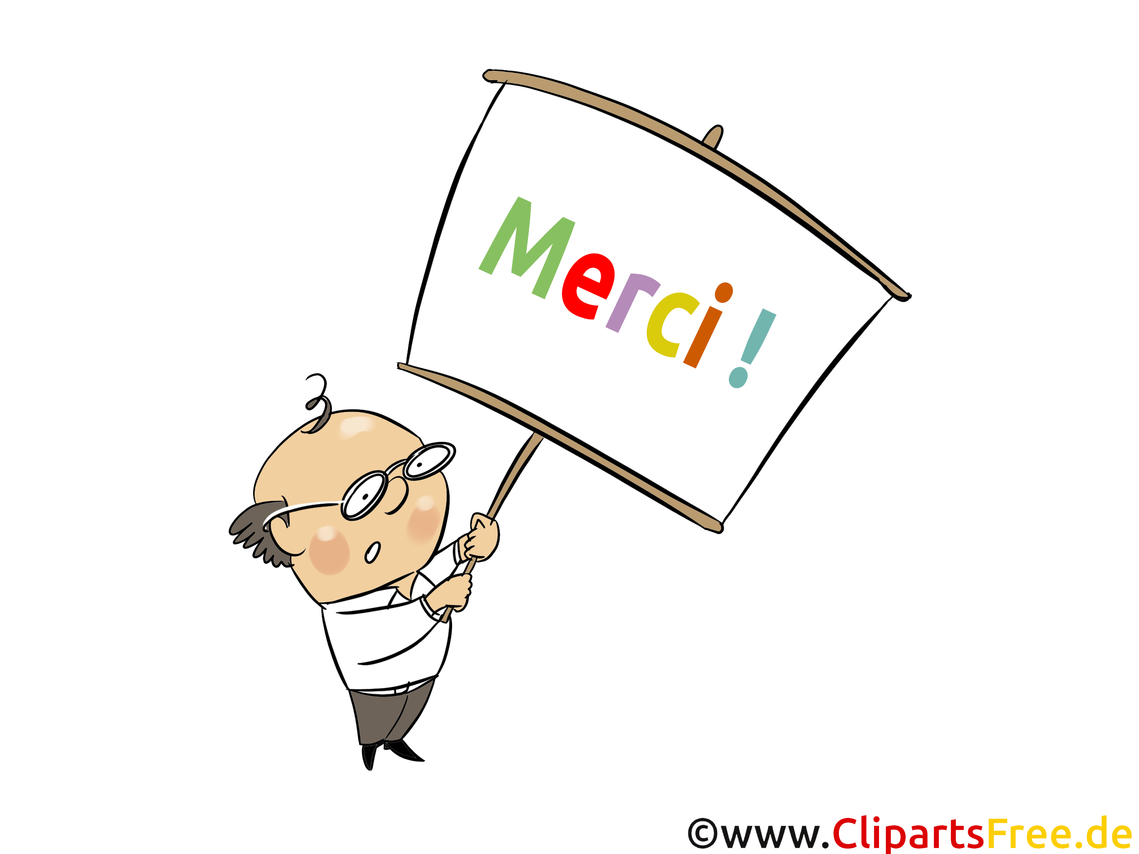 Homme image gratuite – Merci clipart