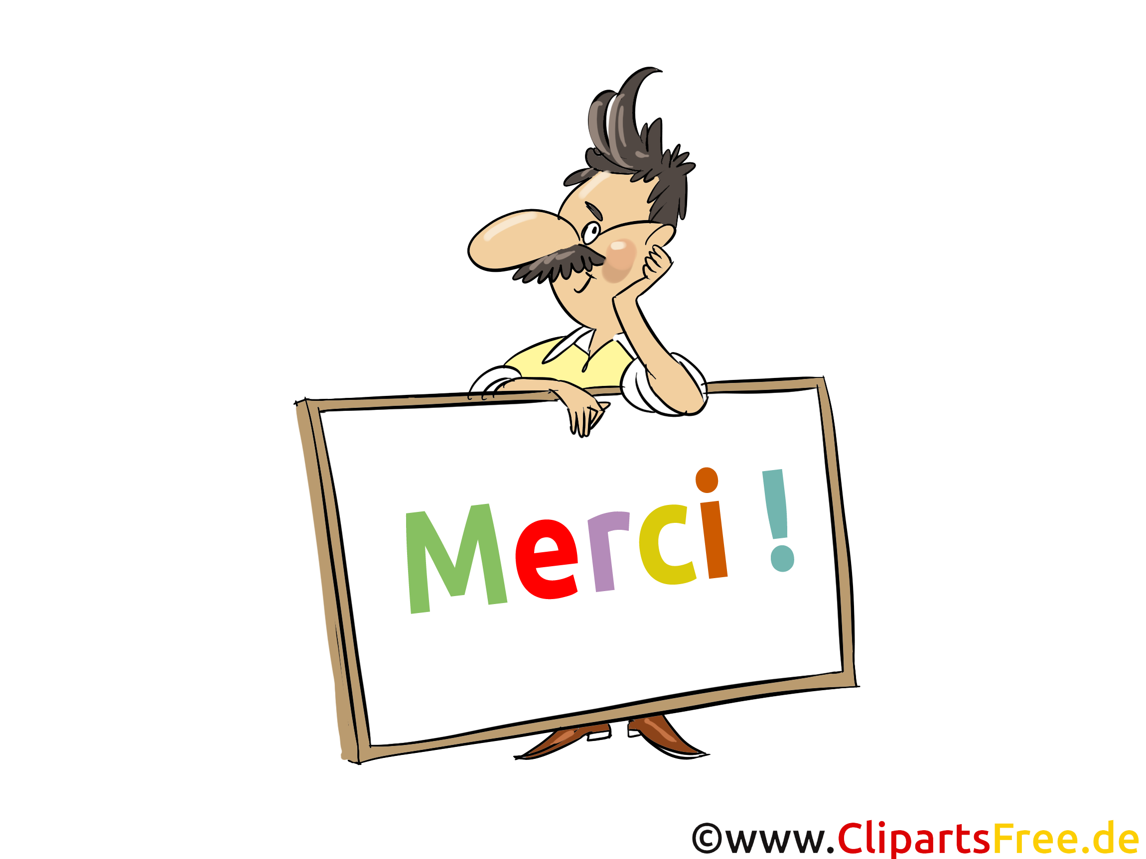 Homme mage - Merci images cliparts