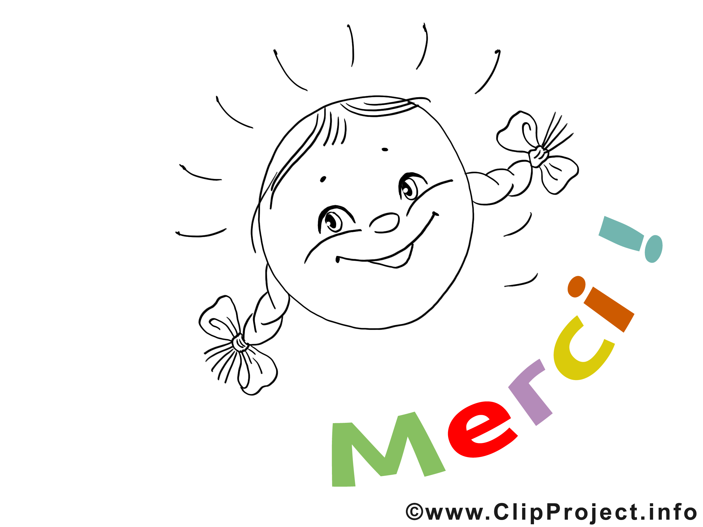 Soleil clip art à imprimer – Merci images