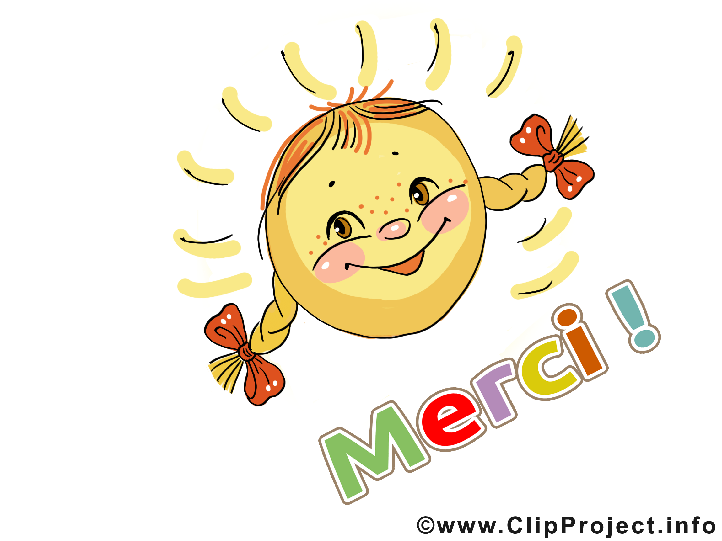 Soleil dessins gratuits - Merci clipart