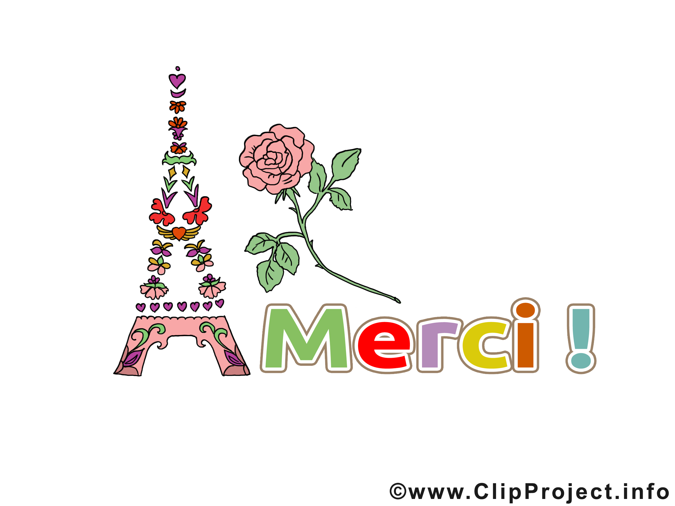Tour Eiffel image à télécharger - Merci clipart