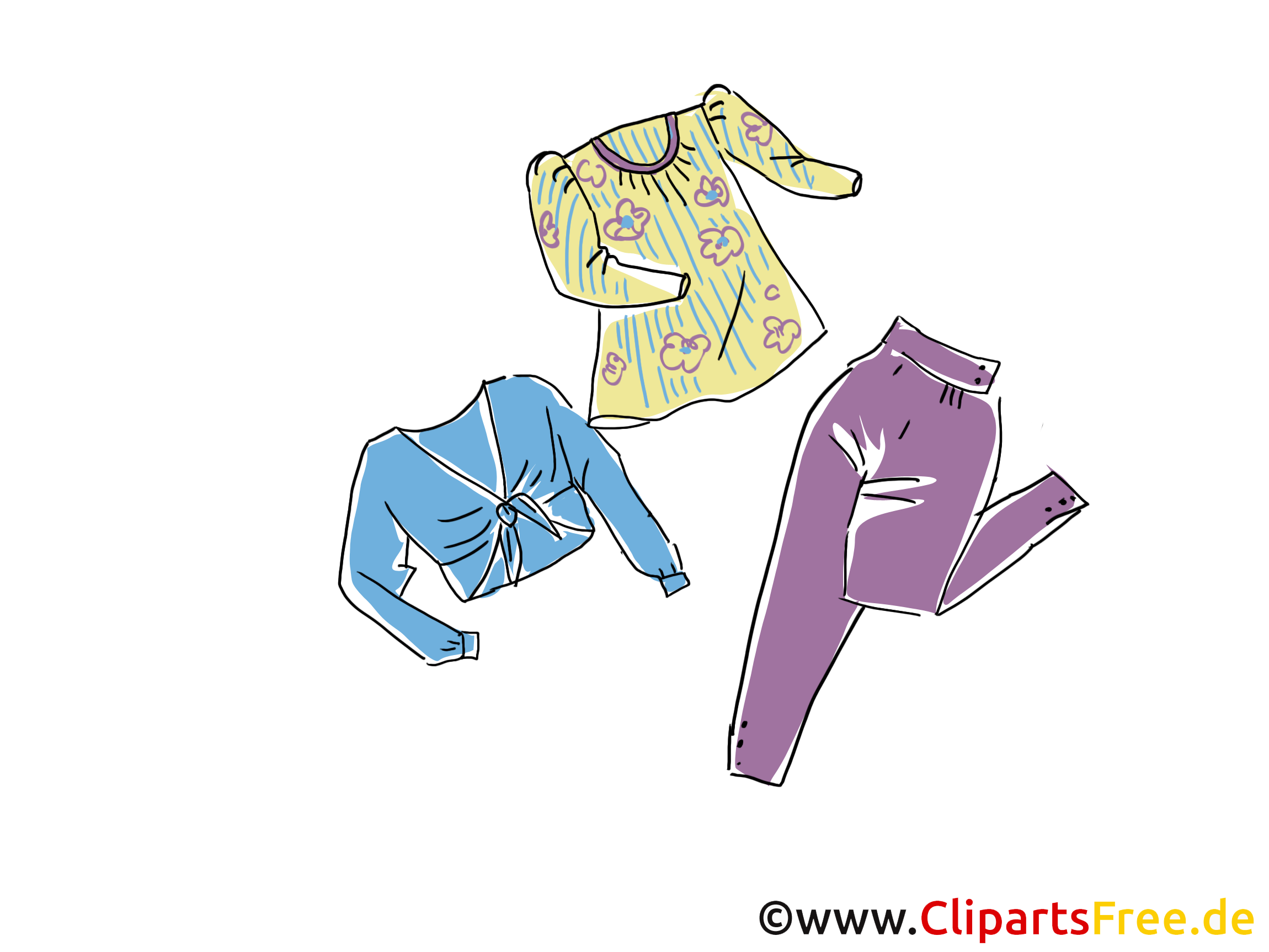 Mode vêtements dessins gratuits clipart