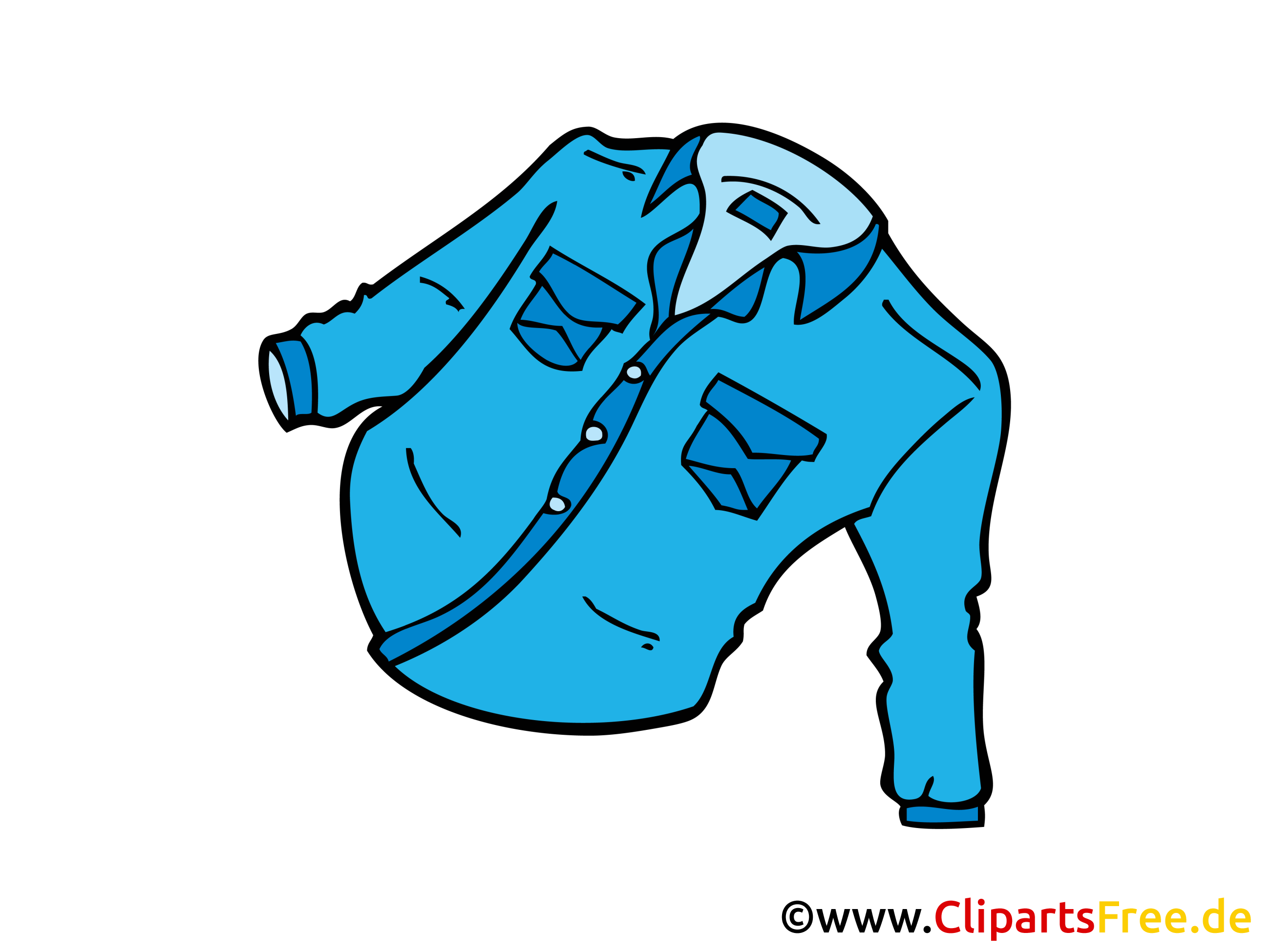 Veste en jean image à télécharger clipart