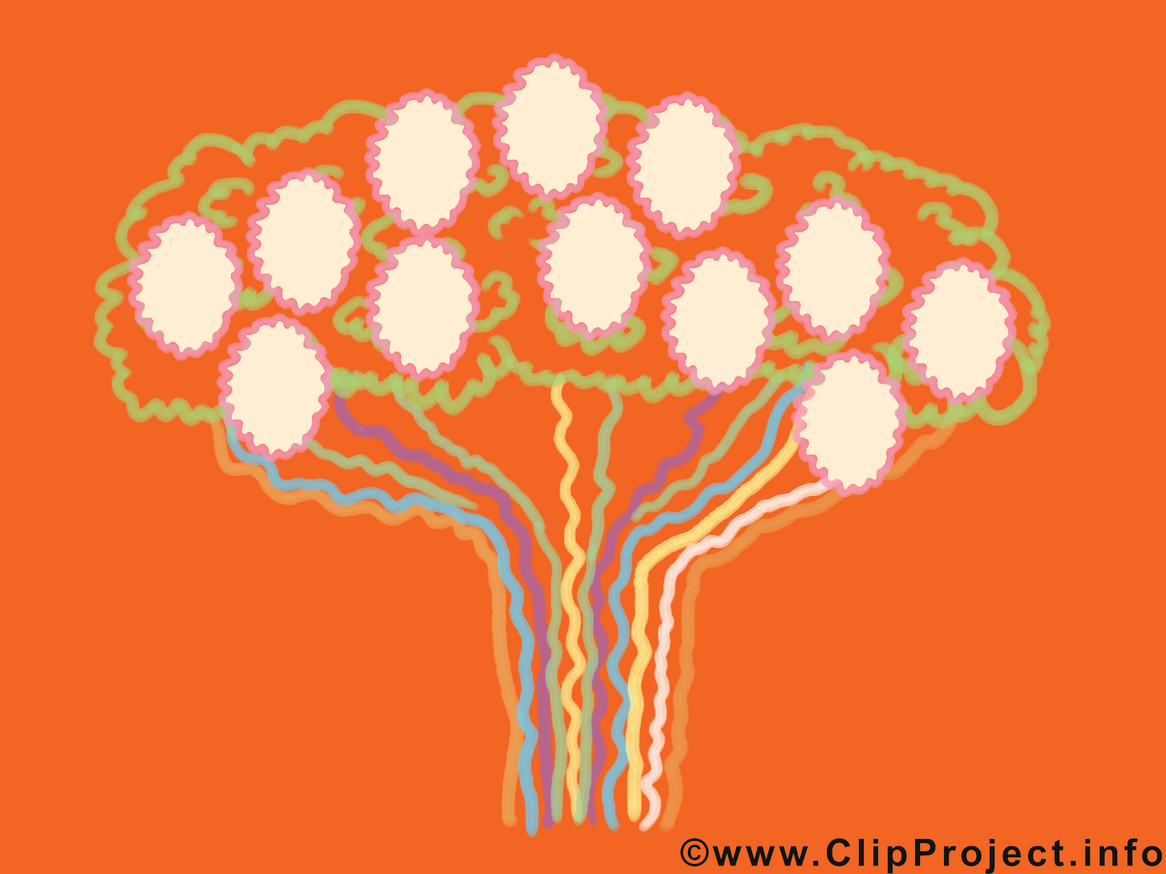 Arbre généalogique clipart dessins gratuits