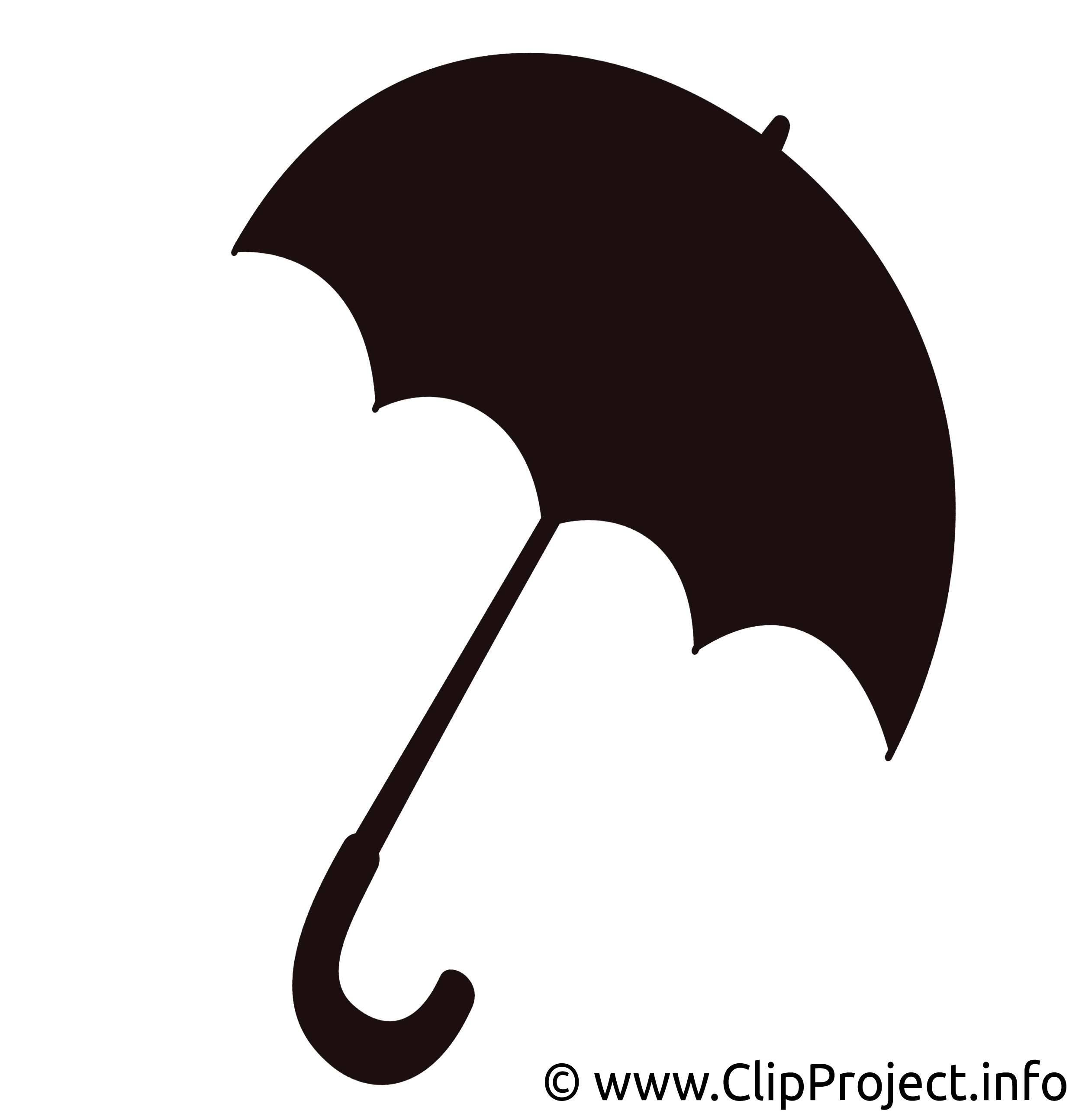 Parapluie noir et blanc image à télécharger gratuite