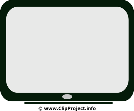 Television image clip art