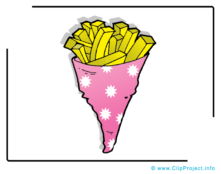 Frites dessin à télécharger - Nourriture images