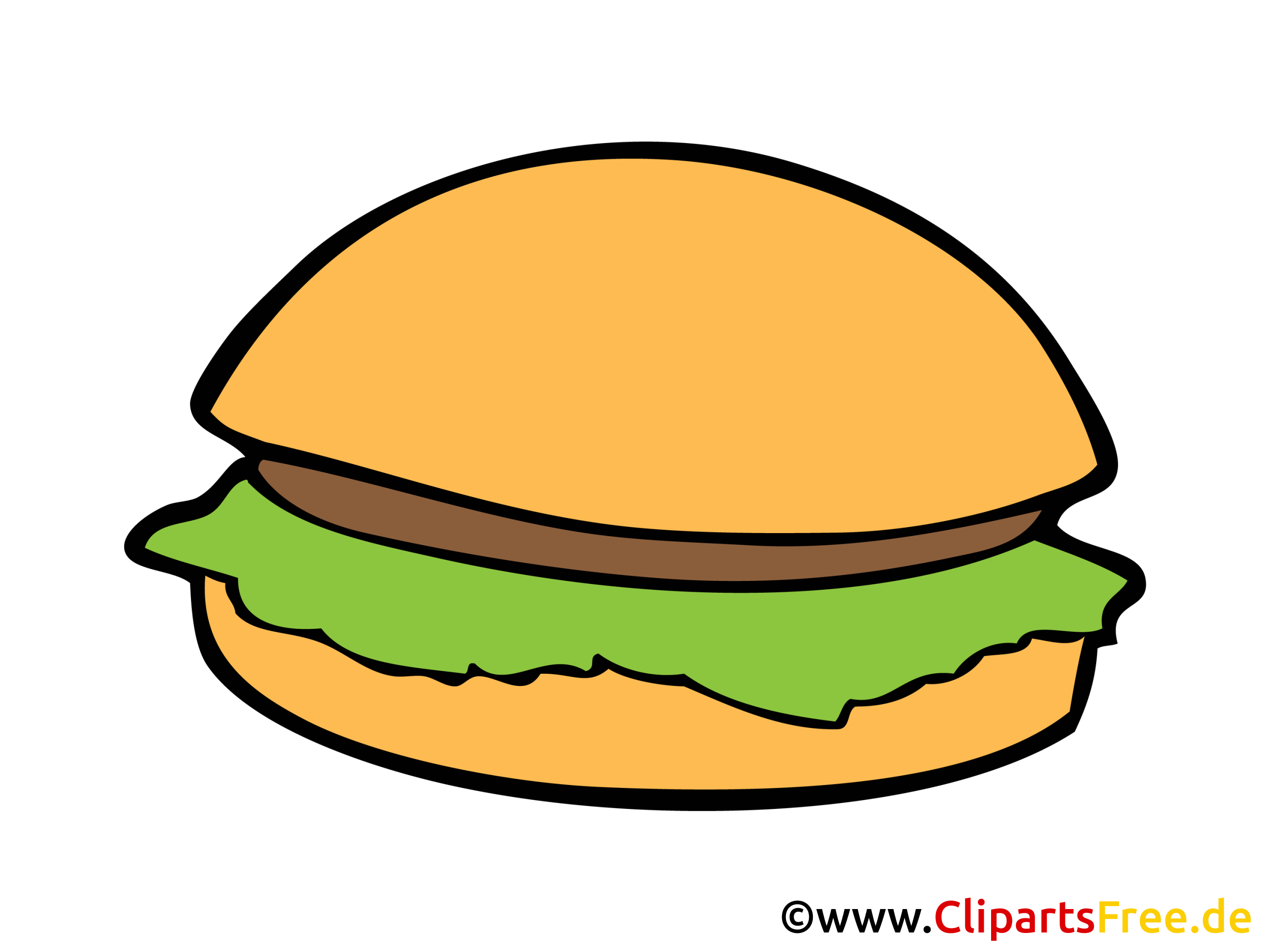 Hamburgers dessin - Nourriture cliparts à télécharger