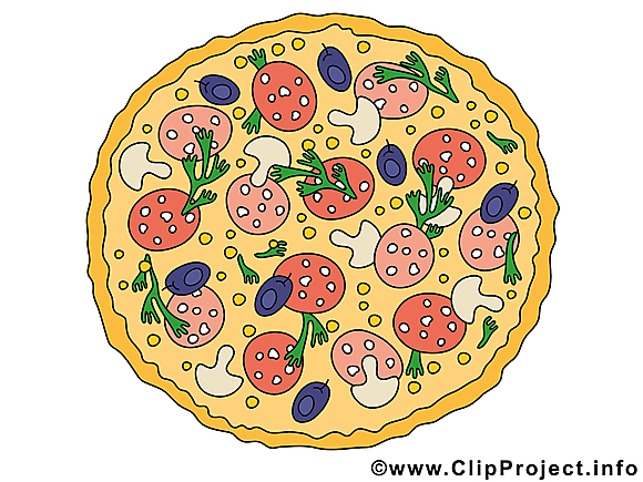 Pizza illustration - Nourriture images