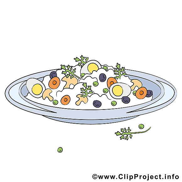 Salade dessin gratuit - Nourriture image