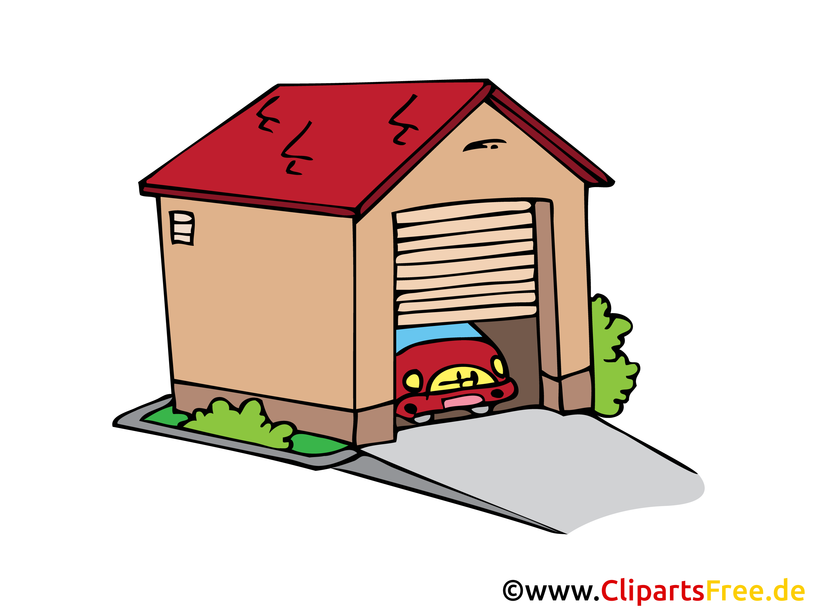 Garage dessin gratuit à télécharger