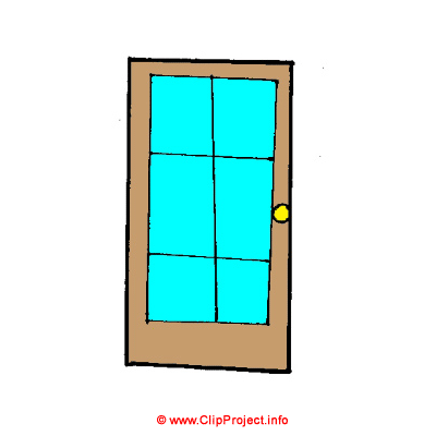 Porte en verre clipart gratuit