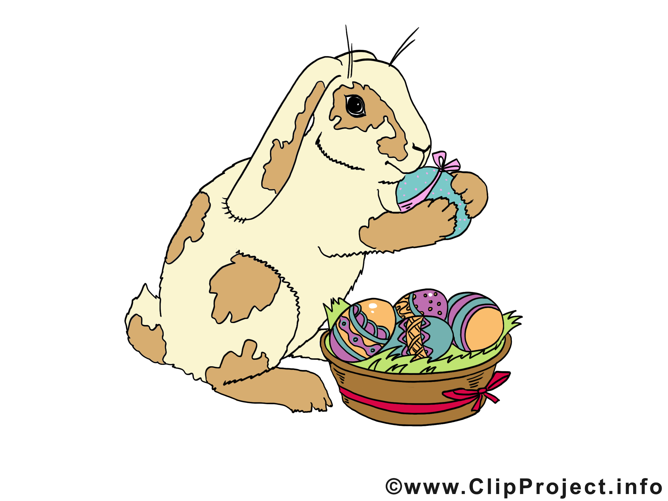 Lapin illustration Pâques images