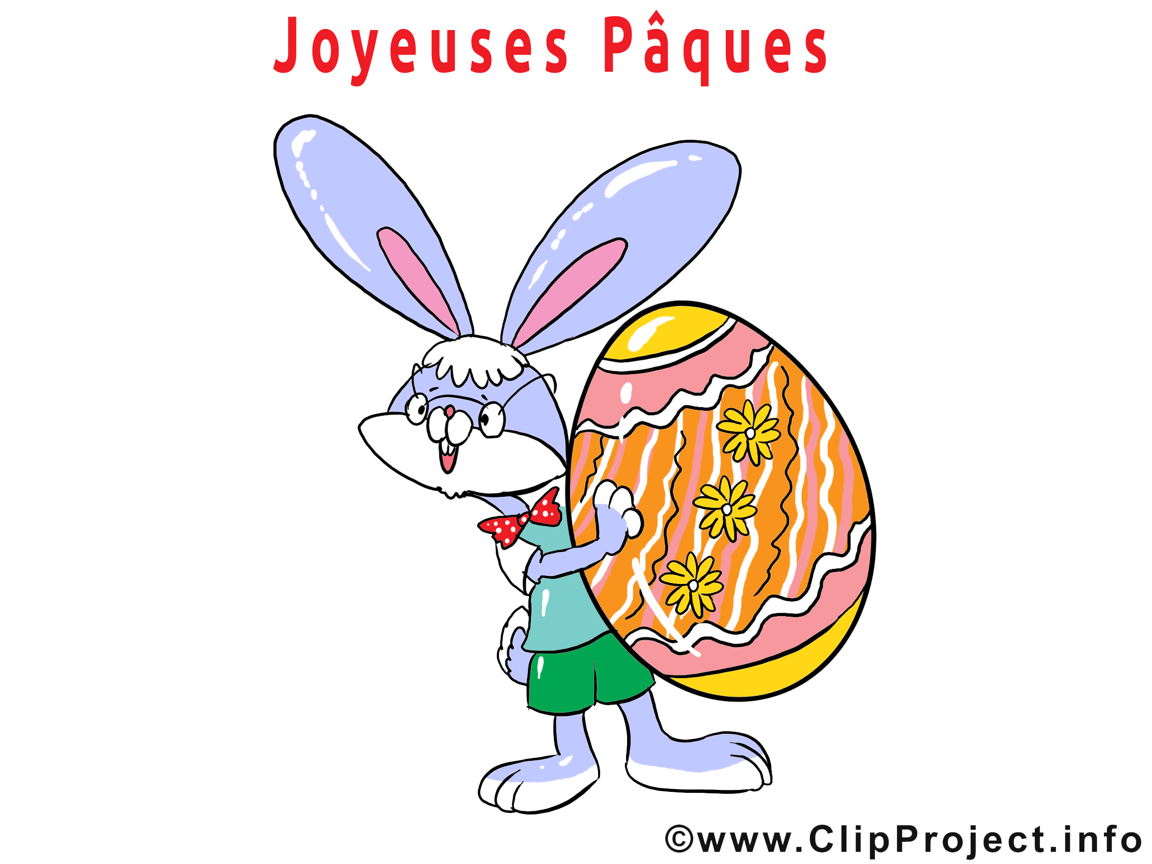 Lapin oeuf illustration gratuite - Pâques clipart
