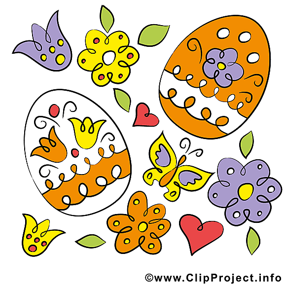 Oeufs clipart - Pâques dessins gratuits