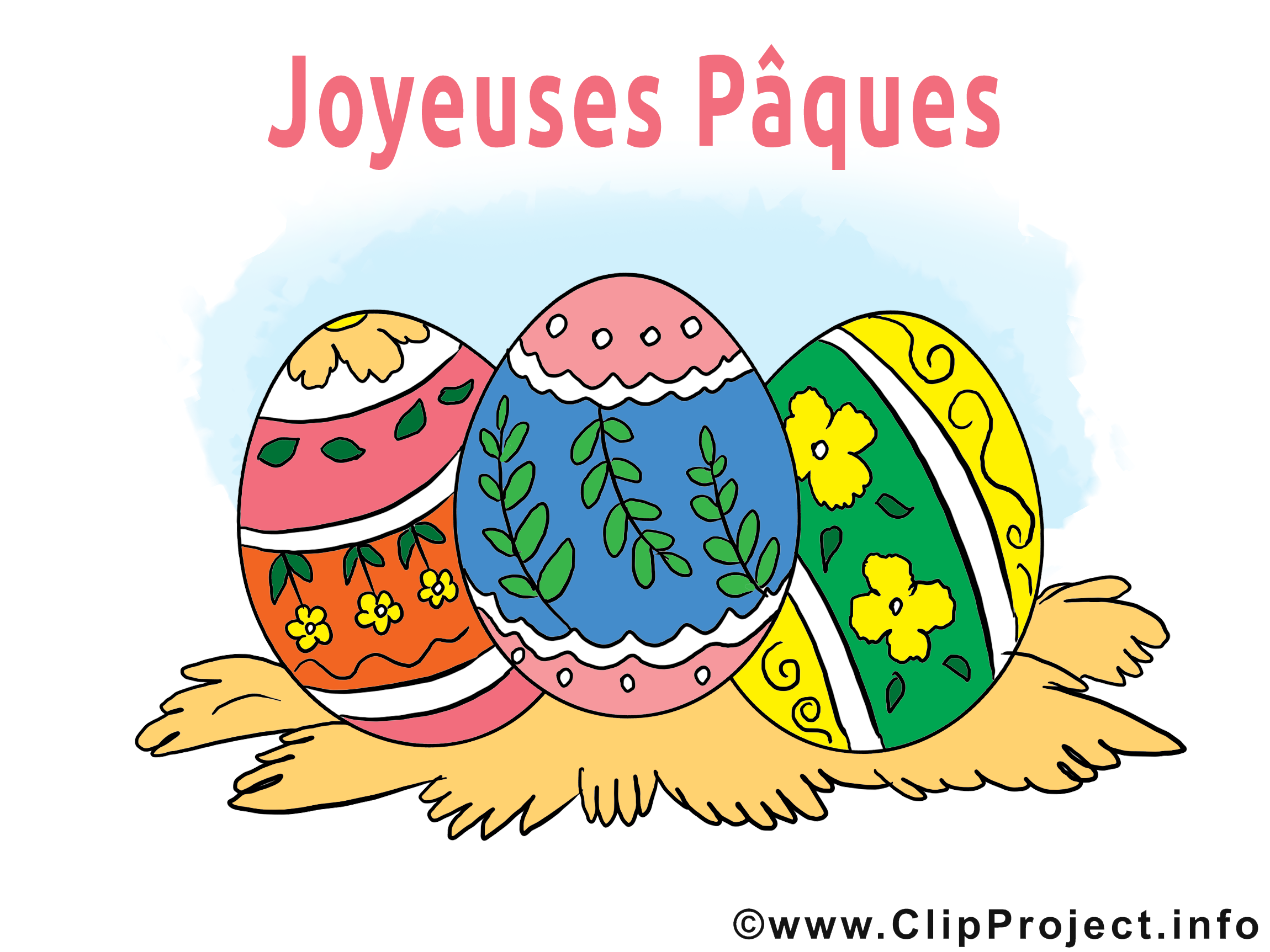 Oeufs dessin gratuit - Pâques image