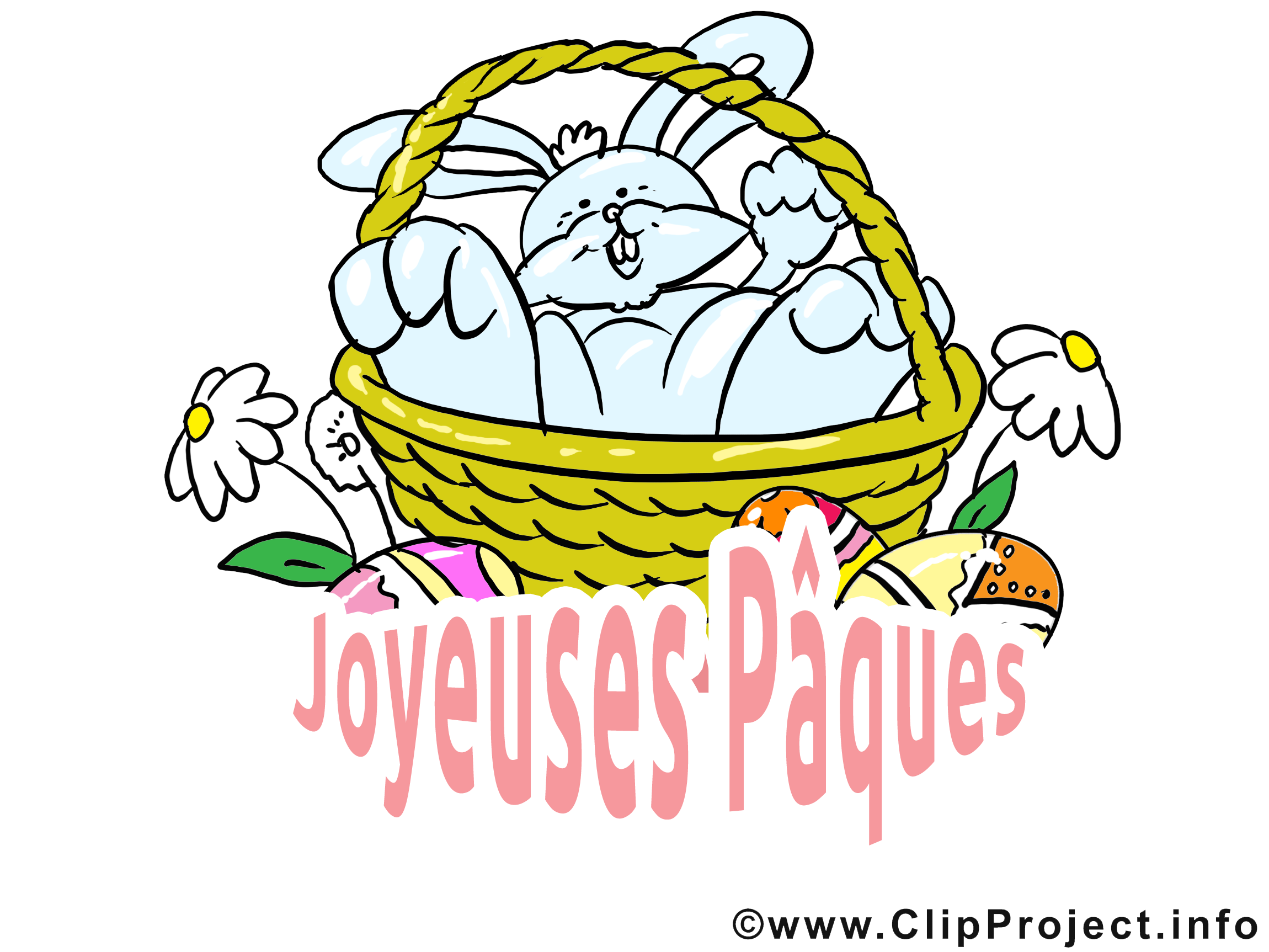 Panier clipart - Pâques dessins gratuits