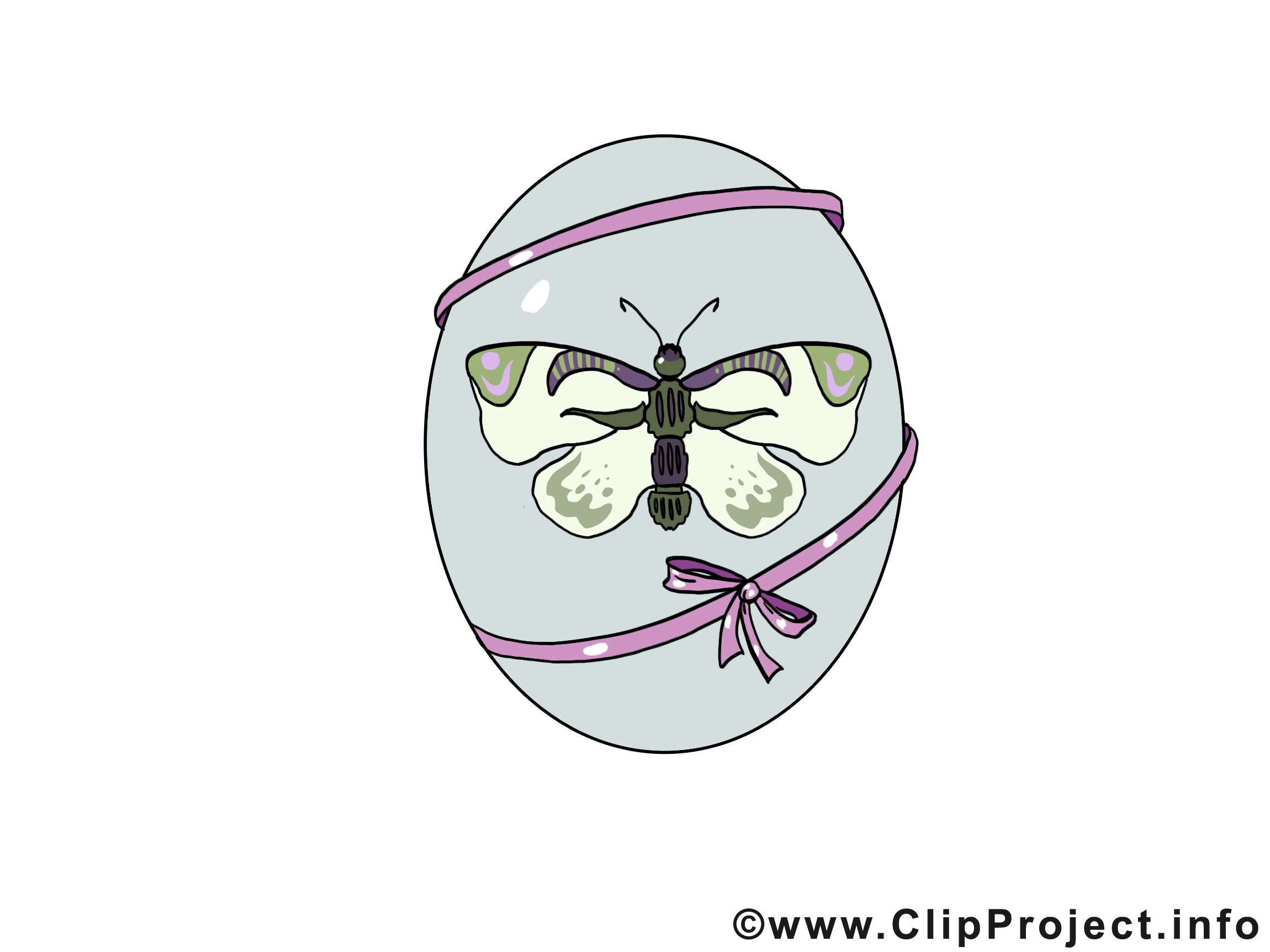 Papillon clipart gratuit - Pâques images