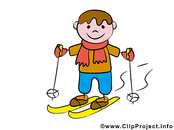 Ski dessins gratuits – Bonhomme clipart