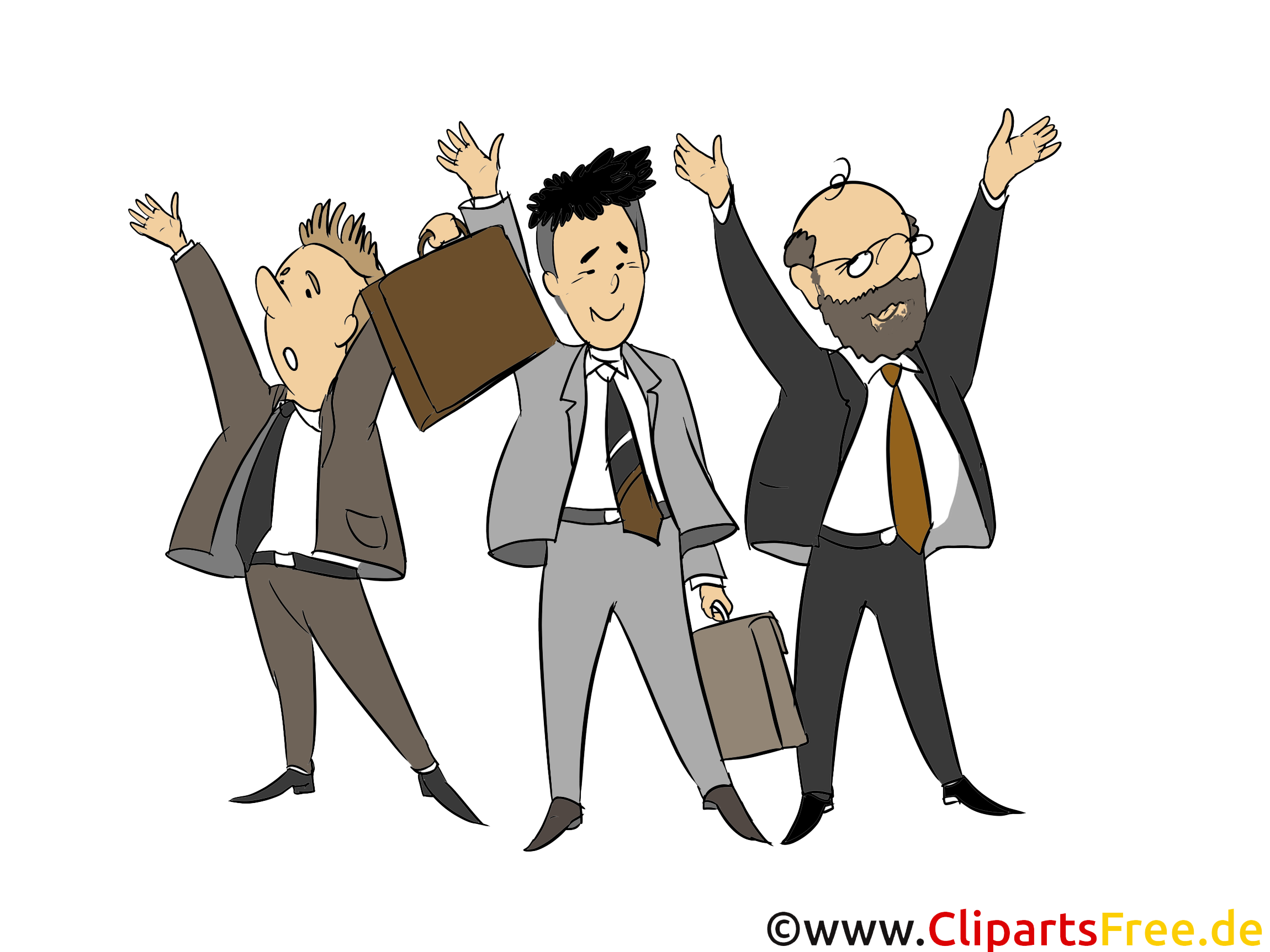 Hommes d'affaires clipart - Gens dessins