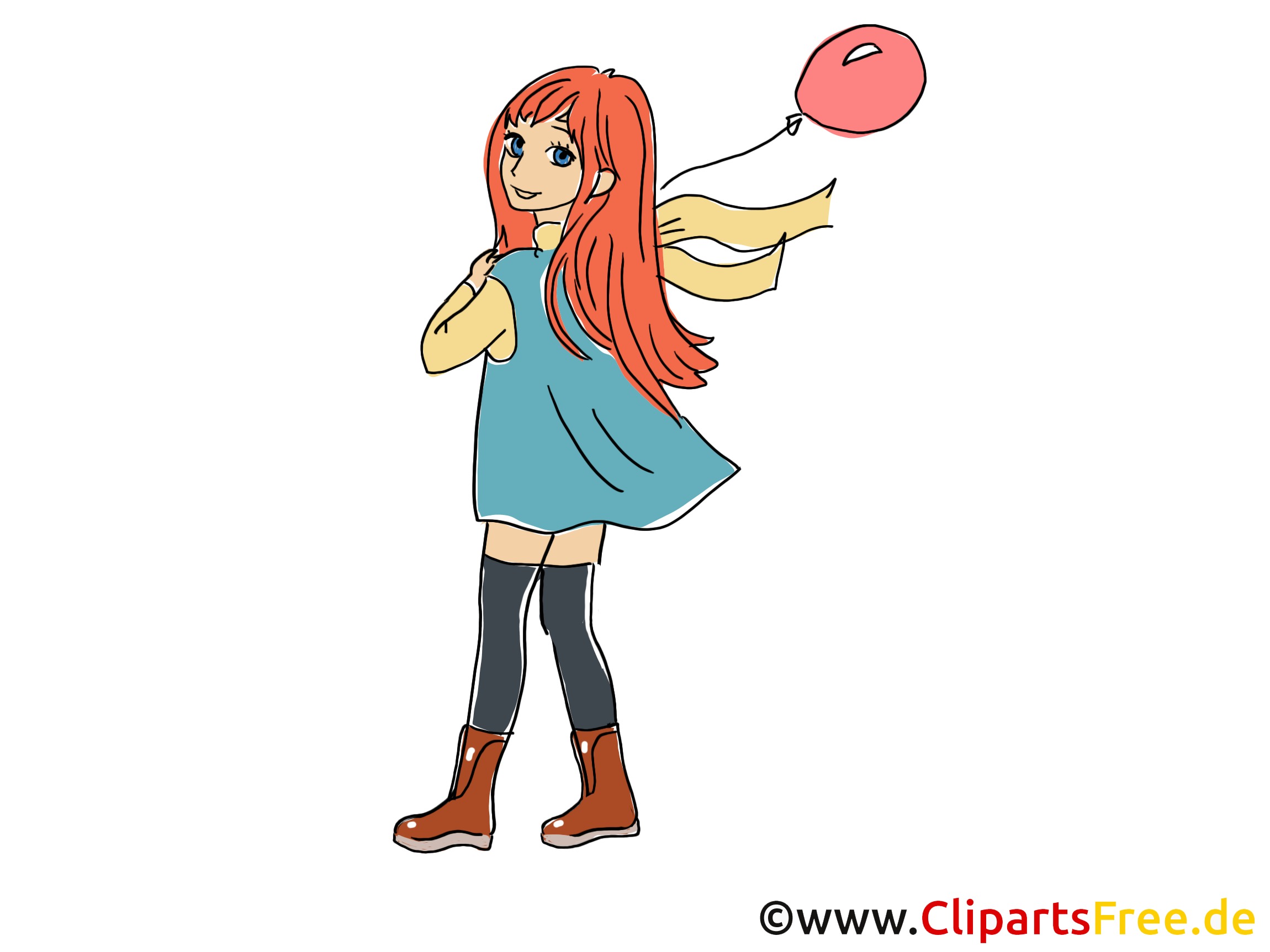 Manga clipart gratuit - Fille dessins gratuits