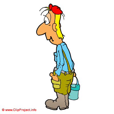 Platrier peintre clipart gratuites