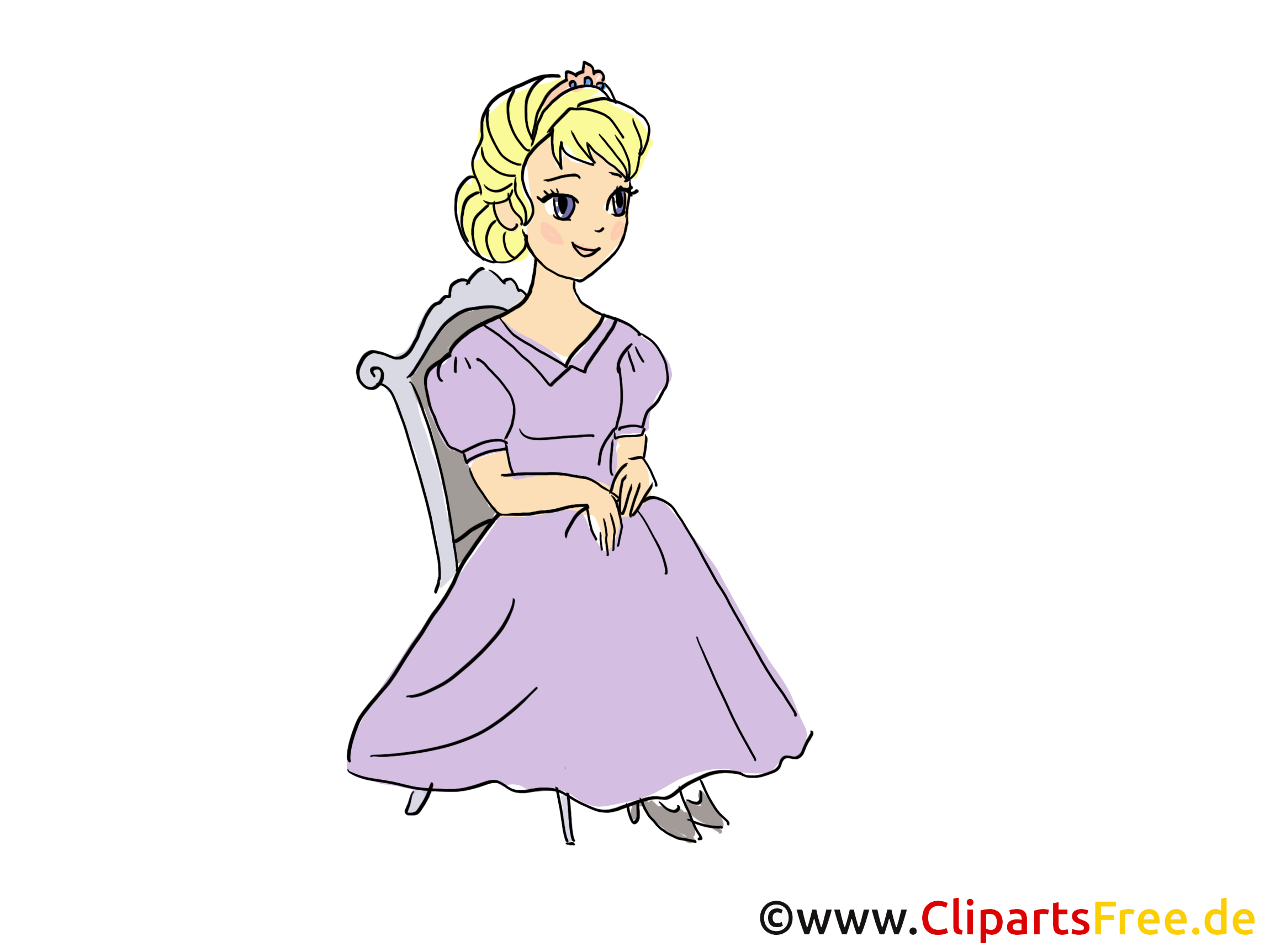 Princesse clip art gratuit – Personne images gratuites