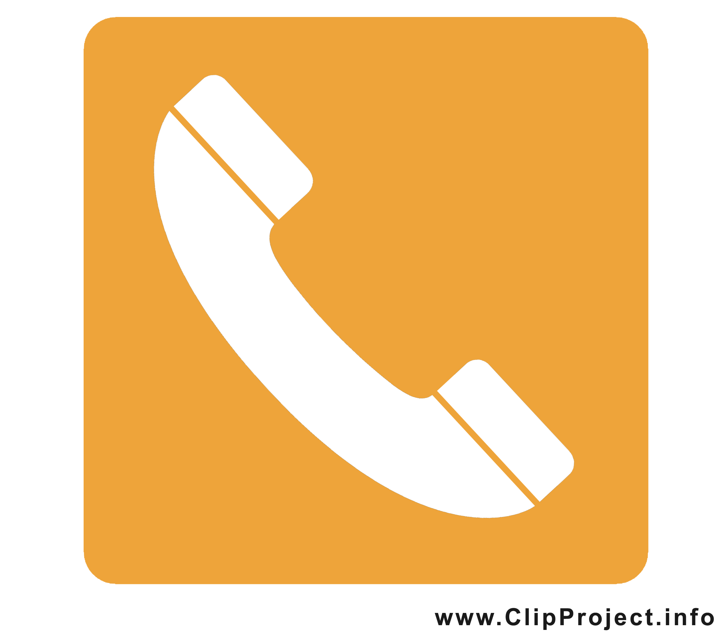 Téléphone illustration - Pictogramme clipart