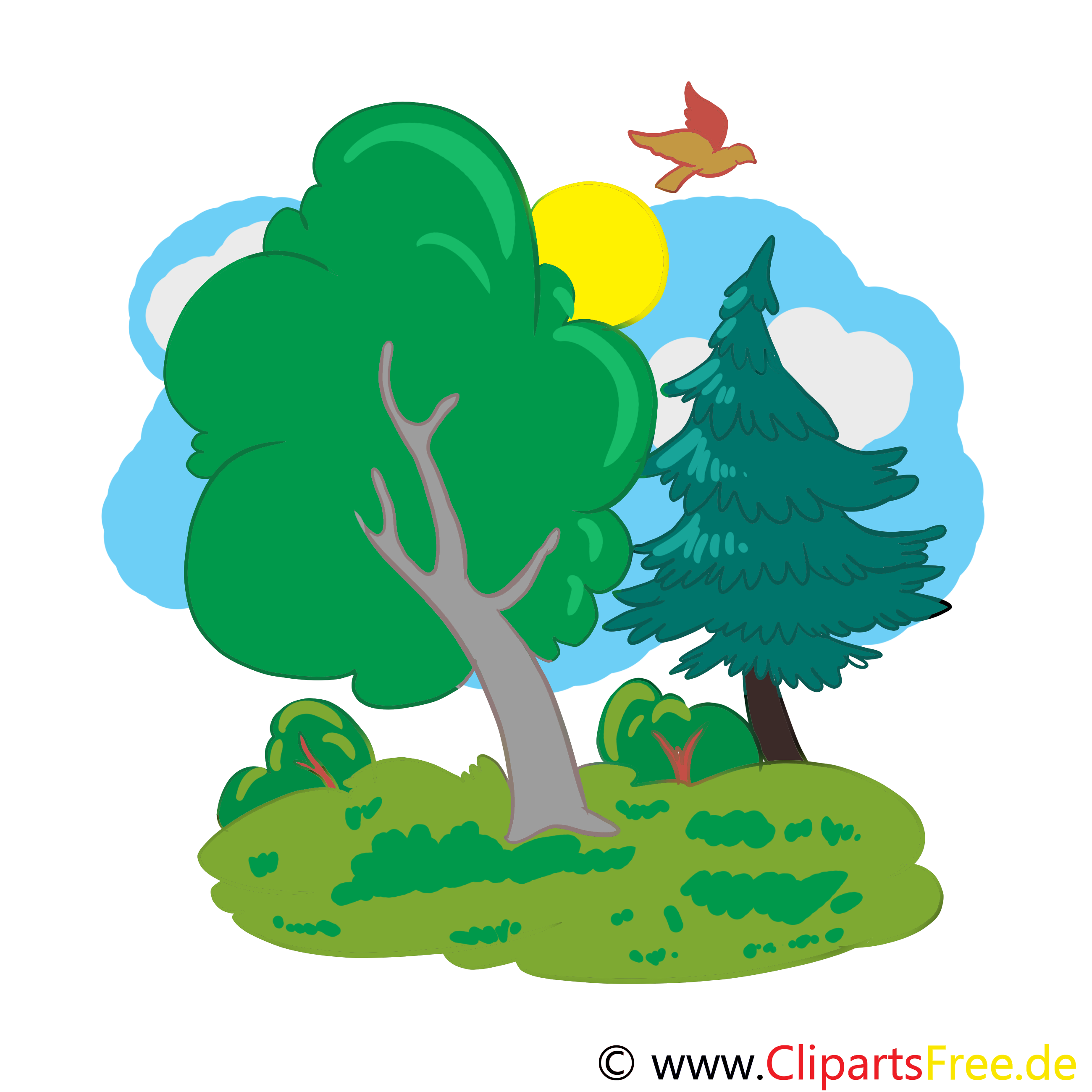 Arbres dessin gratuit clip arts