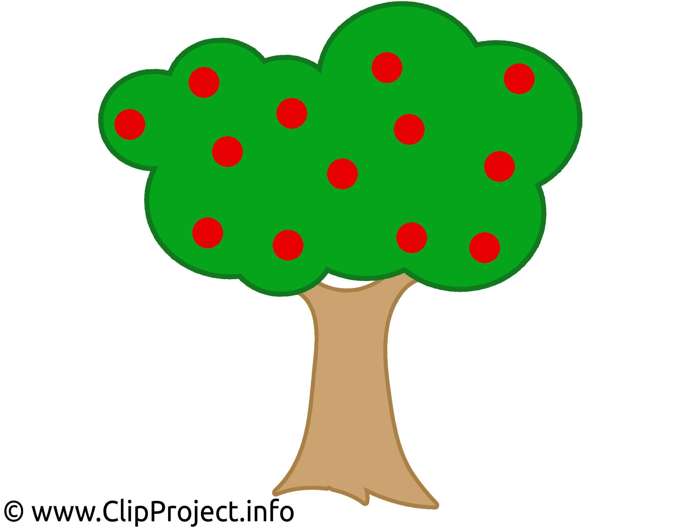 Pommier images - Arbre clip art gratuit