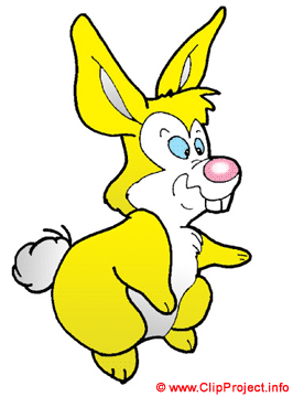 Lapin jaune image gratuit