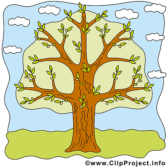 Printemps image gratuite – Arbre clipart