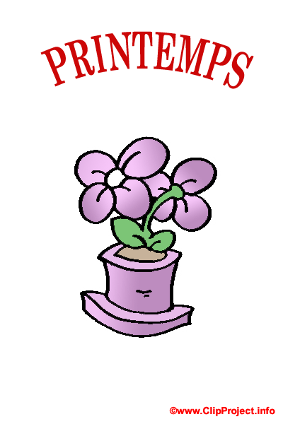 Violet fleur clipart telecharger