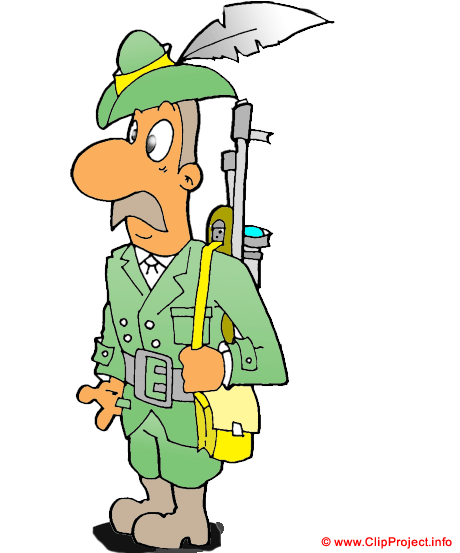 Chasseur clipart gratuit