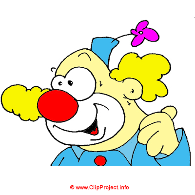 Clown clipart gratuite