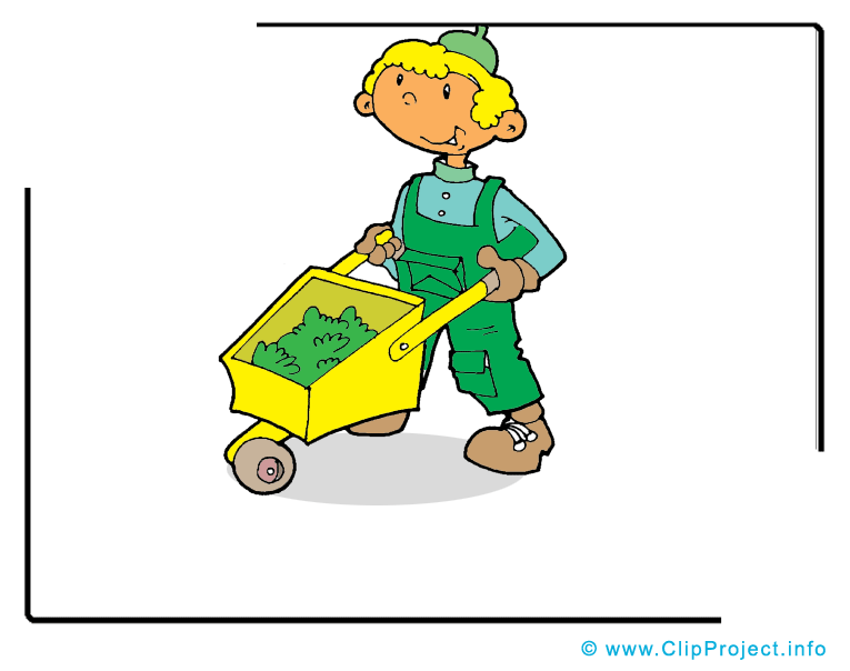 Jardinier clip art gratuit - Profession dessin