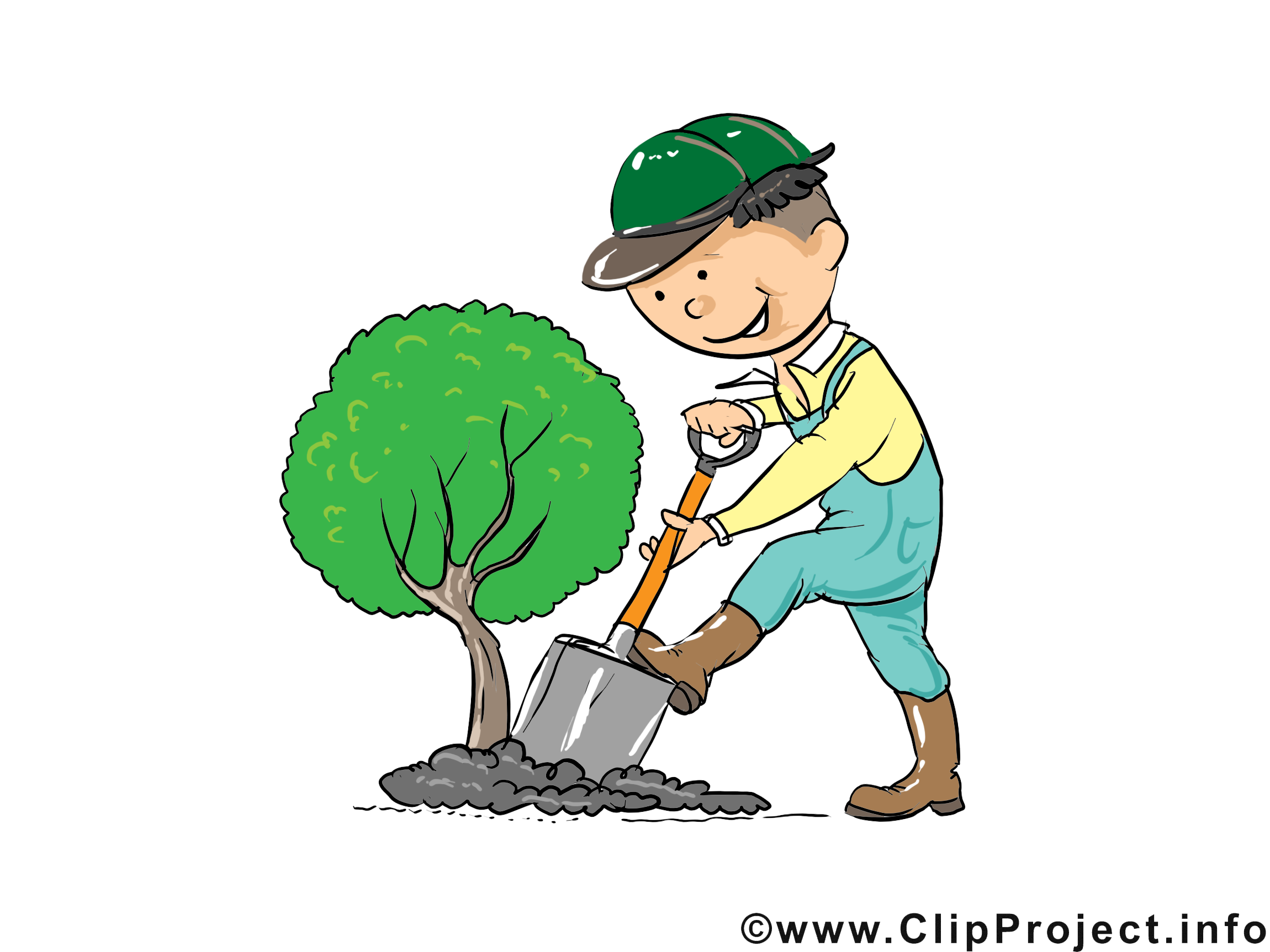 Jardinier clipart gratuit - Profession images