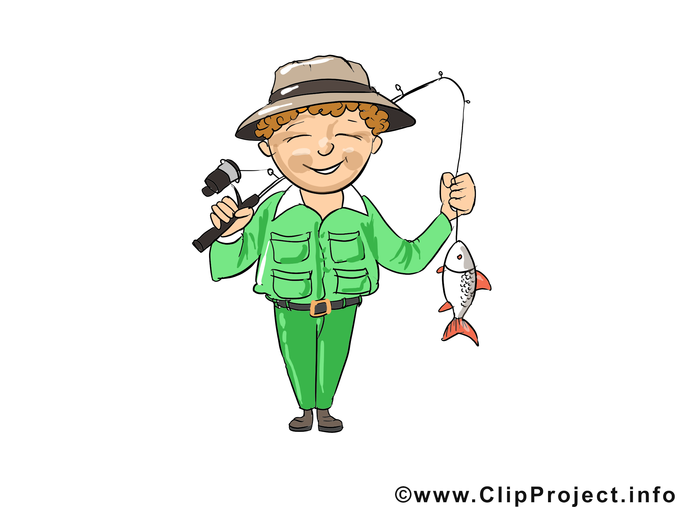 Pêcheur clip art gratuit – Métier images gratuites