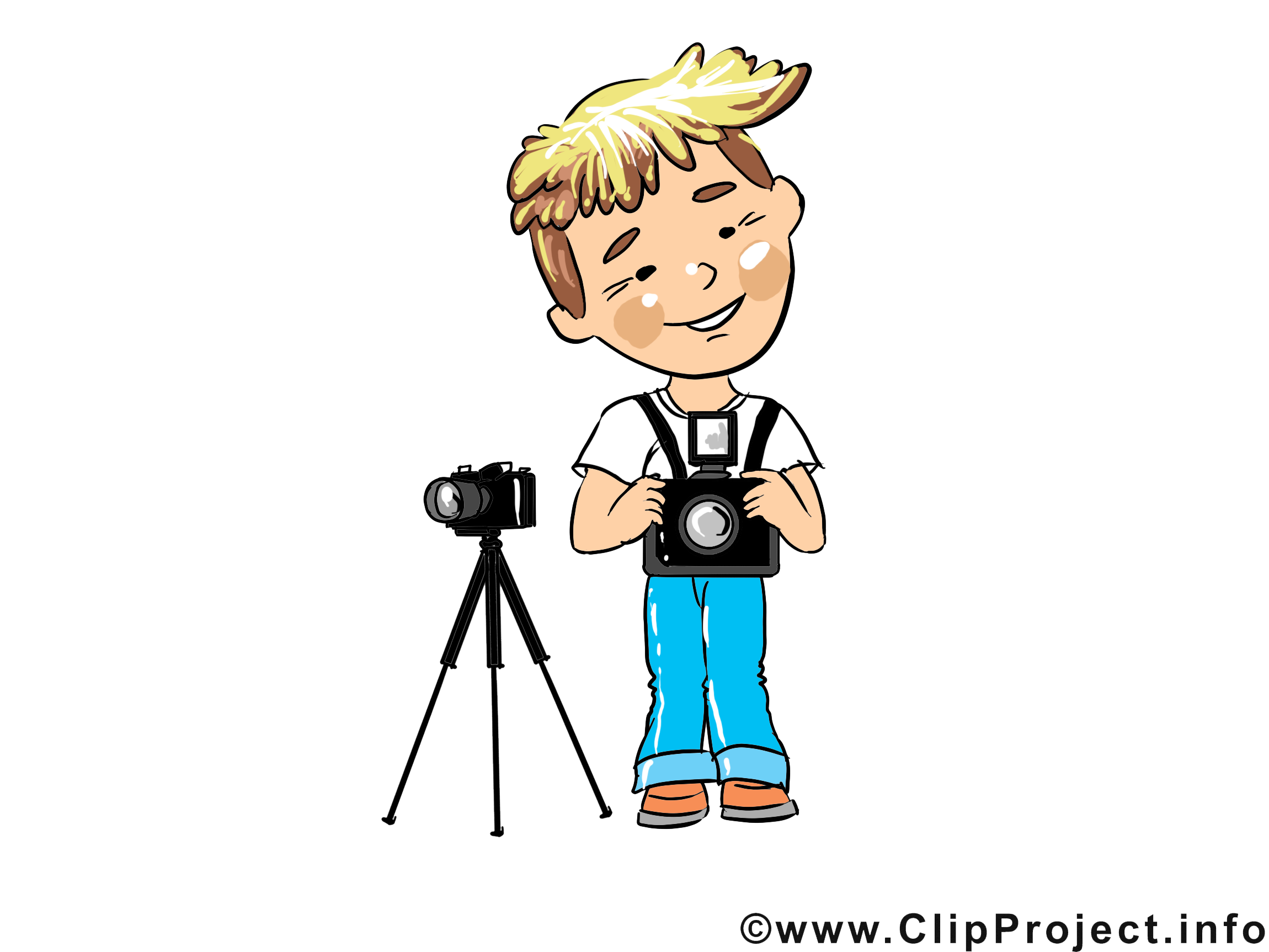 Photographe clip arts gratuits - Métier illustrations