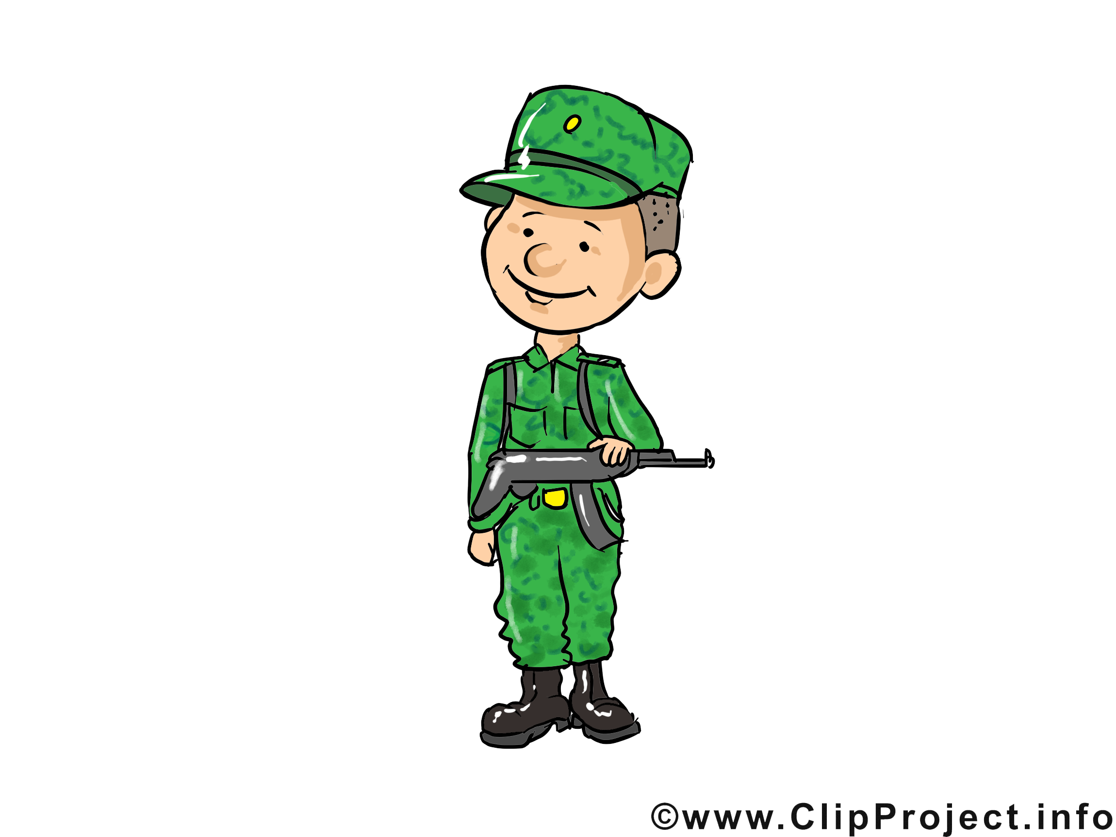 Soldat illustration gratuite – Armée clipart