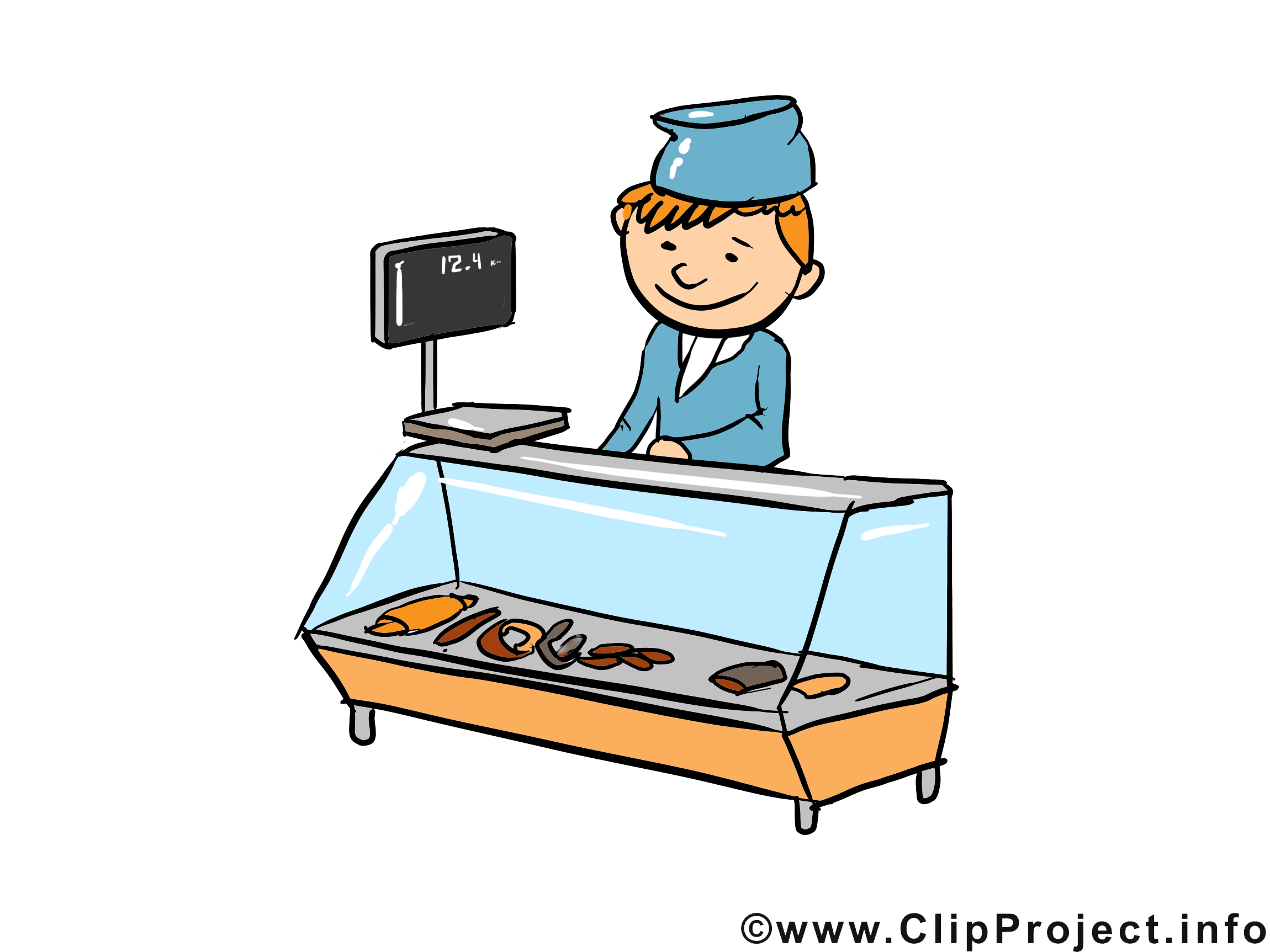 Vendeur clipart gratuit - Profession images