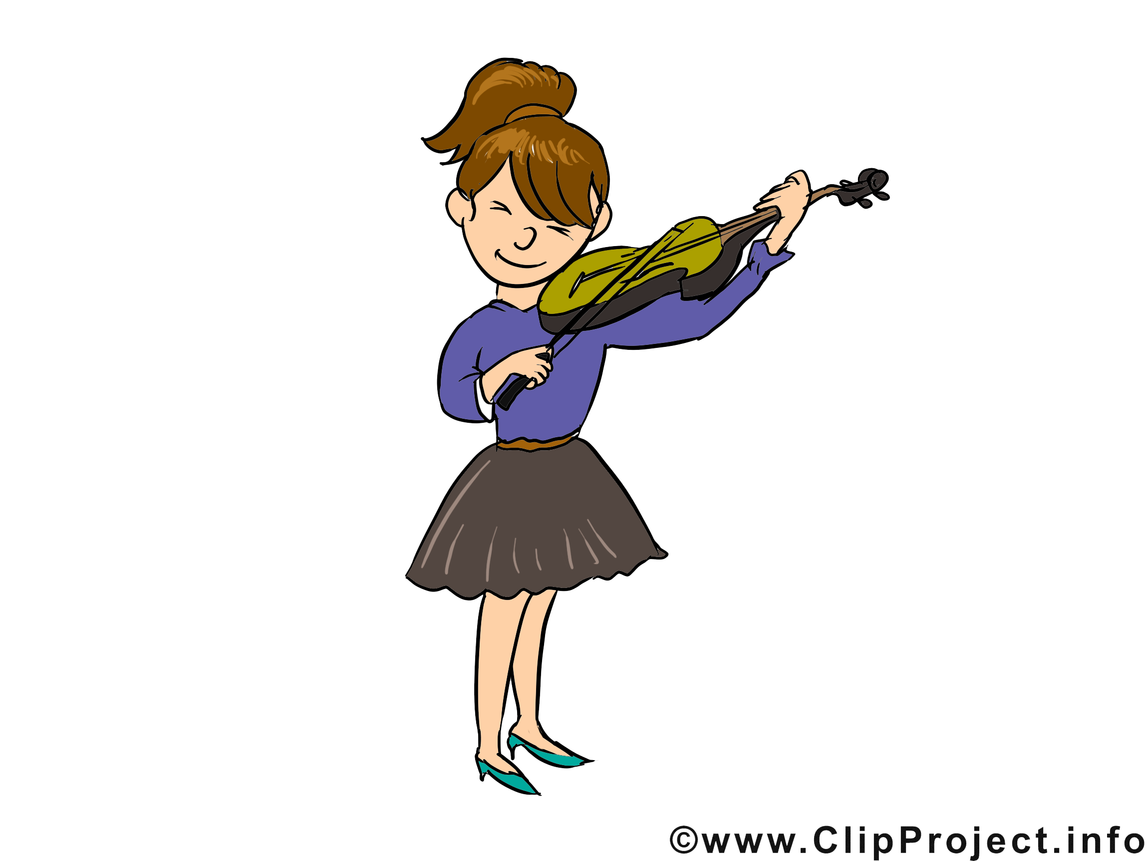 Violoniste profession dessin gratuit à télécharger